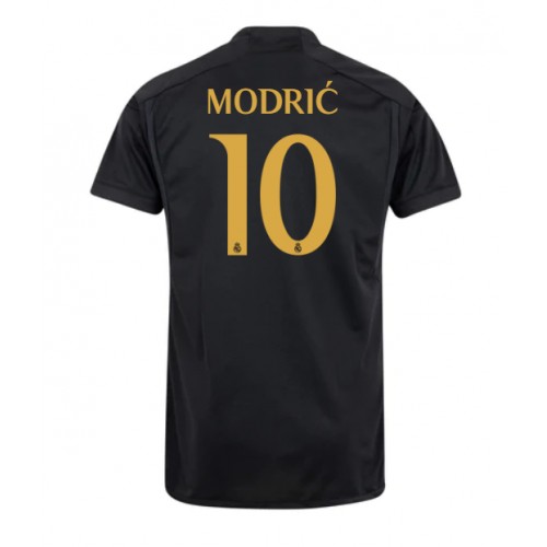 Pánský Fotbalový dres Real Madrid Luka Modric #10 2023-24 Třetí Krátký Rukáv